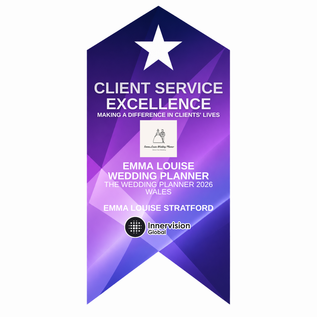 Emma Louise Stratford wins Client Service Excellence – The Wedding Planner 2026 Wales 2 Emma Louise Wedding Planner Client Service Award Logo v1