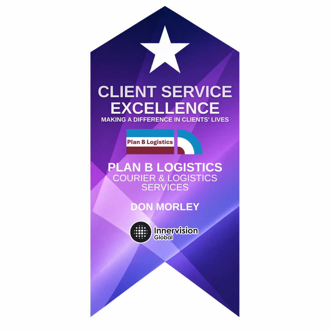 In the press 43 Plan B Logistics Client Service Award Logo v1