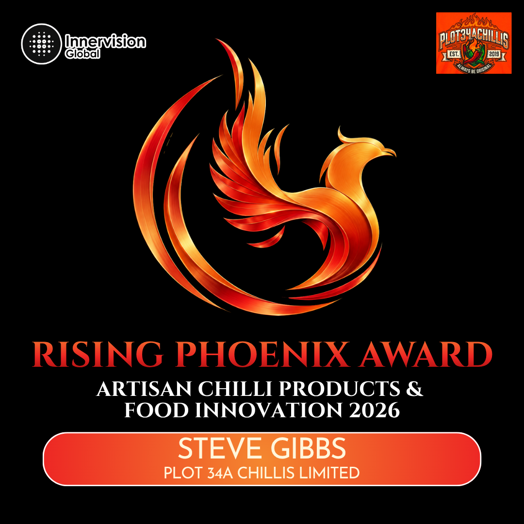 Plot 34A Chillis Limited Rising Phoenix Award Logo v1
