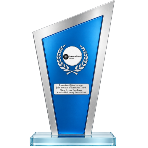 Earthwise Travel - Client Service Award Digital Plaque