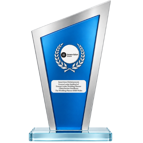 Emma Louise Wedding Planner - Client Service Award Digital Plaque